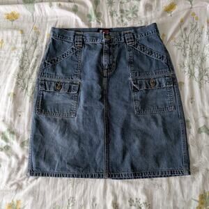 Y2K/2000s New York and Company Denim Cargo Skirt